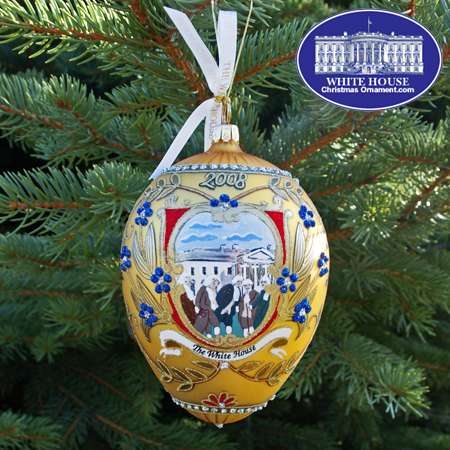 2008 George Washington Administration Christmas Ornament