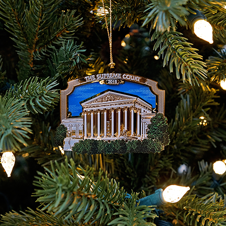 2015 Supreme Court Angled Building Ornament